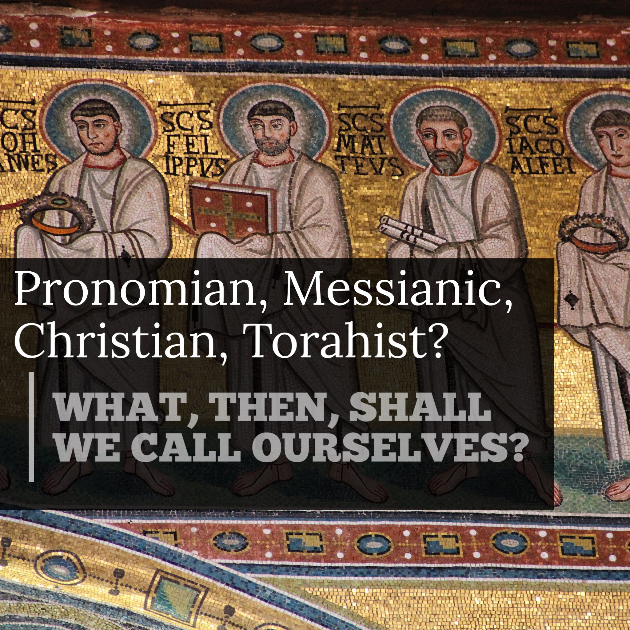 Pronomian, Messianic, Christian, Torahist? What, Then, Shall We Call Ourselves?